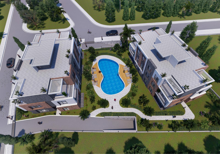 GİRNE/ALSANCAK ATAKARA BÖLGESİNDE PROJEDEN SATILIK DAİRELER-14