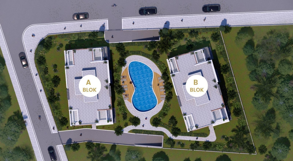 GİRNE/ALSANCAK ATAKARA BÖLGESİNDE PROJEDEN SATILIK DAİRELER-13