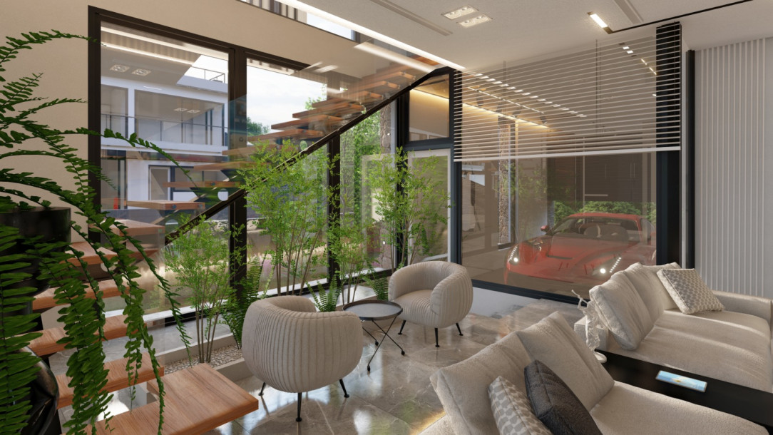 GİRNE/ALSANCAK'TA YAPIM AŞAMASINDA SATILIK 4+1 VİLLALAR-9