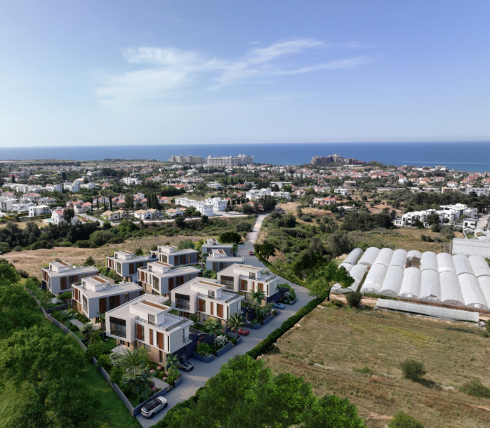 GİRNE/ALSANCAK'TA YAPIM AŞAMASINDA SATILIK 4+1 VİLLALAR-1