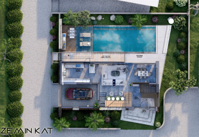 GİRNE/ALSANCAK'TA YAPIM AŞAMASINDA SATILIK 4+1 VİLLALAR-5