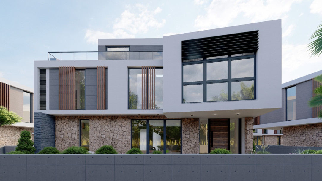 GİRNE/ALSANCAK'TA YAPIM AŞAMASINDA SATILIK 4+1 VİLLALAR-2