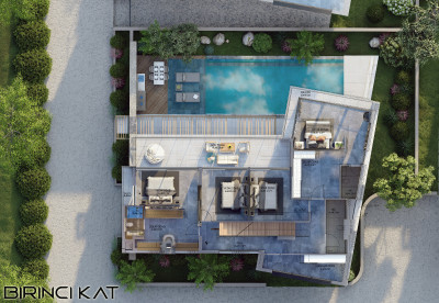 GİRNE/ALSANCAK'TA YAPIM AŞAMASINDA SATILIK 4+1 VİLLALAR-6