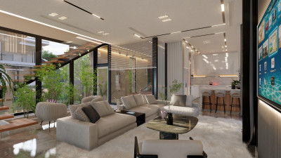 GİRNE/ALSANCAK'TA YAPIM AŞAMASINDA SATILIK 4+1 VİLLALAR-7