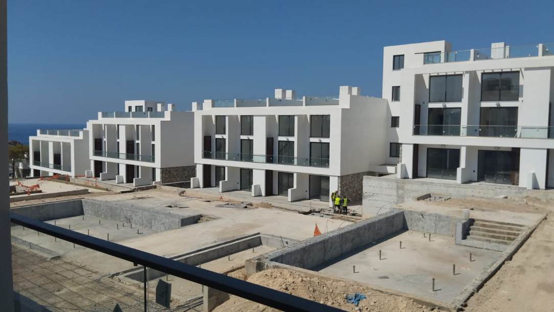 GİRNE BAHÇELİ’DE SATILIK DENİZ MANZARALI 1+1 LOFT DAİRE (C’EST LA VIE)-14