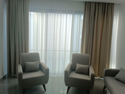 GİRNE MERKEZ | DENİZ MANZARALI SATILIK 1+1 DAİRE (KAŞGAR REZİDANS)-5