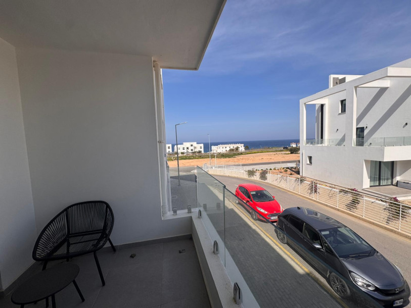 GİRNE/ESENTEPE SUN VALLEY SİTESİNDE DENİZ MANZARALI KİRALIK 2+1 DAİRE-10