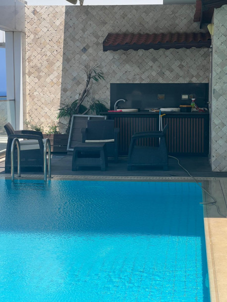 GİRNE MERKEZ LORD PALACE BÖLGESİNDE KİRALIK LÜKS 2+1 ÖZEL HAVUZLU PENTHOUSE-13