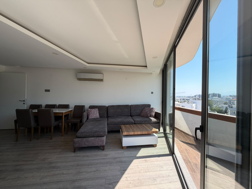 GİRNE MERKEZ SİTE İÇERİSİNDE KİRALIK 3+1 LOFT PENTHOUSE-1