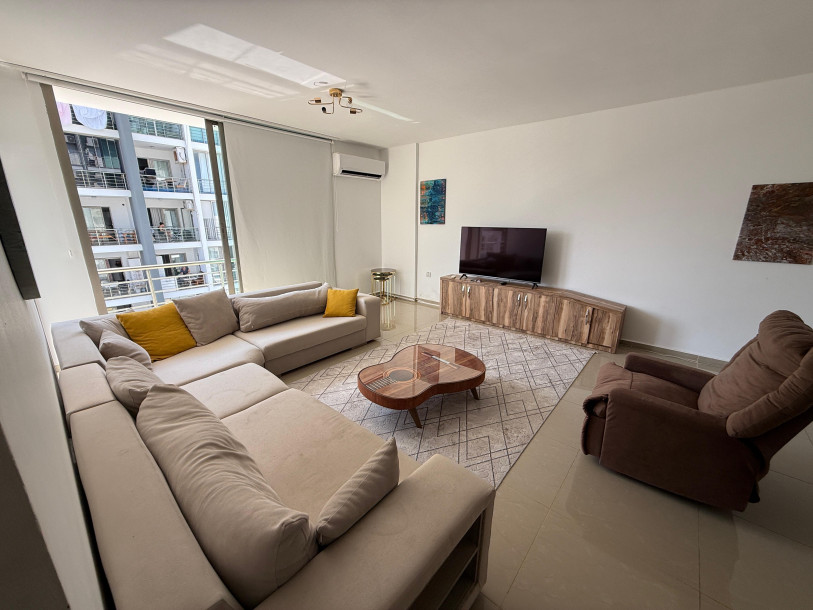 GİRNE MERKEZ ÖĞRETMENLER EVİ BÖLGESİNDE HAVUZLU SİTEDE KİRALIK 2+1 EŞYALI DAİRE-3