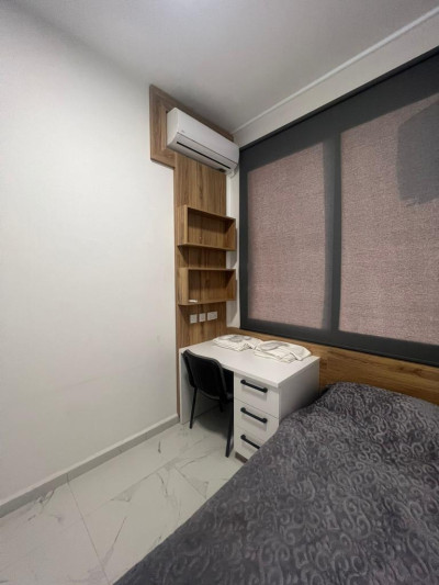 LEFKOŞA/KÜÇÜK KAYMAKLI'DA KİRALIK LÜKS 1+1 DAİRE-5