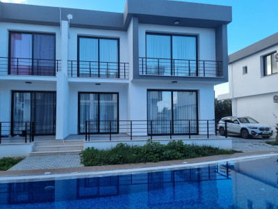 GİRNE/LAPTA BESTMAR BÖLGESİNDE KİRALIK 3+1 İKİZ VİLLA – HAVUZLU SİTE-33