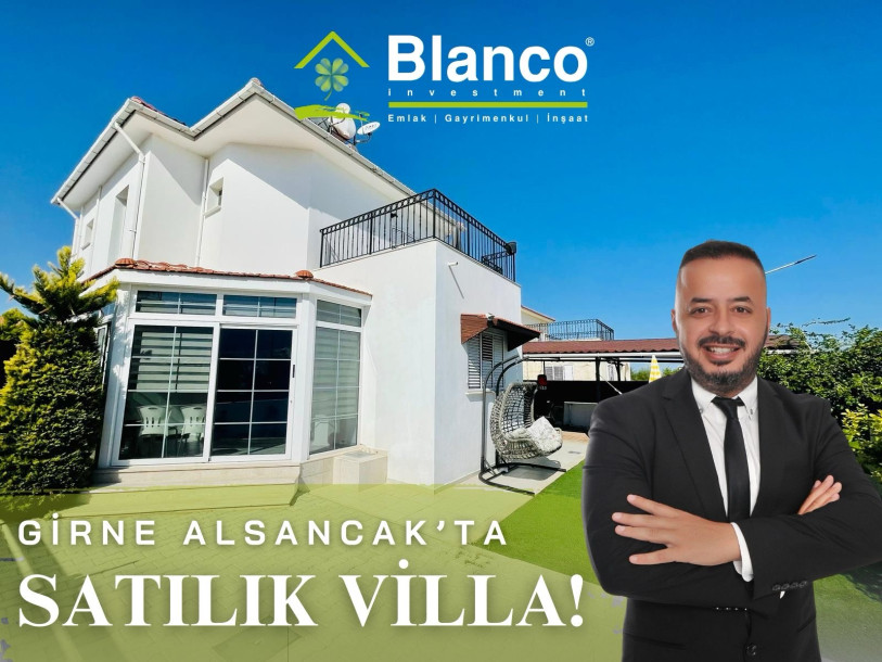 GİRNE/ALSANCAK'TA SATILIK 3+1 VİLLA-13