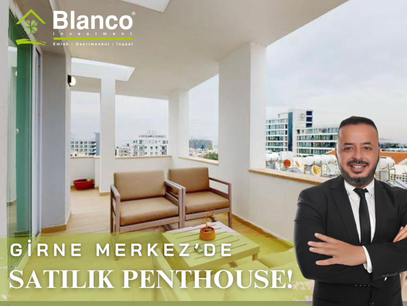 GİRNE MERKEZDE TÜRK KOÇANLI SATILIK 3+1 PENTHOUSE-1