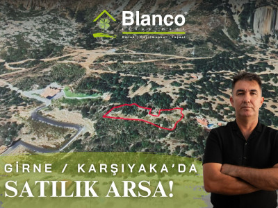 GİRNE/KARŞIYAKA'DA SATILIK DENİZ MANZARALI ARSA