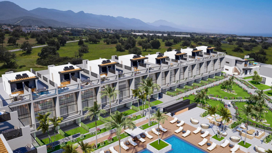 GAZİMAĞUSA/TATLISU BÖLGESİNDE TAKSİTLİ 1+1 SATILIK DAİRELER-1