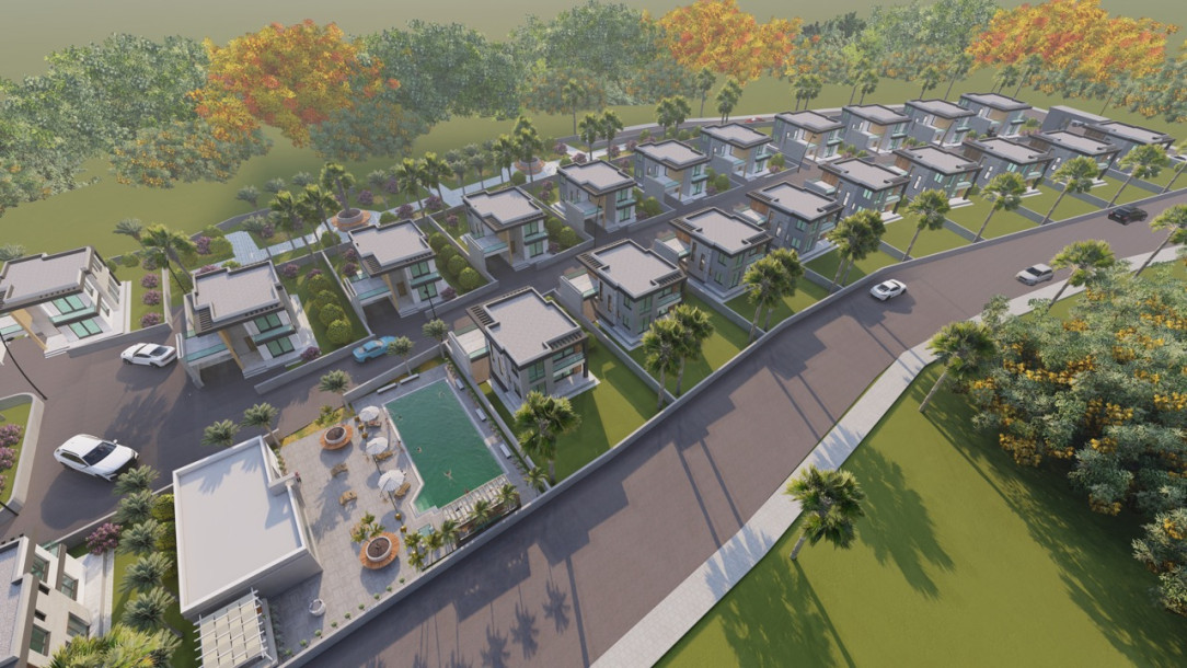 GİRNE/LAPTA'DA YAPIM AŞAMASINDA SATILIK 4+1 VİLLALAR-2