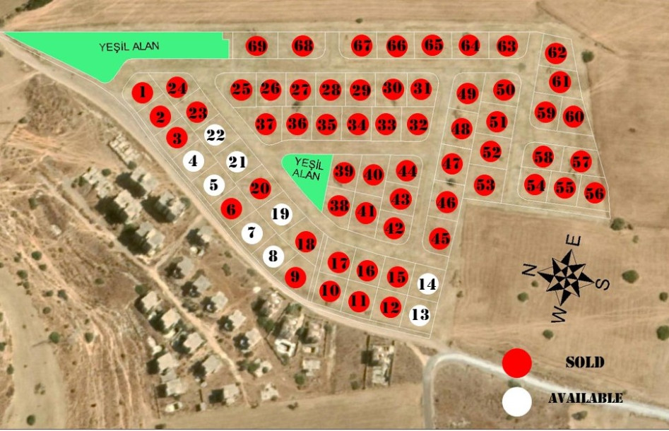 İSKELE YARKÖY’DE SATILIK PARSELLER – ANA YOLA CEPHE TİCARİ İZİNLİ-1